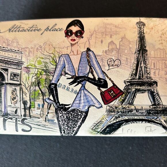 Paris Themed Eyeglass Case - Picture 2 of 4
